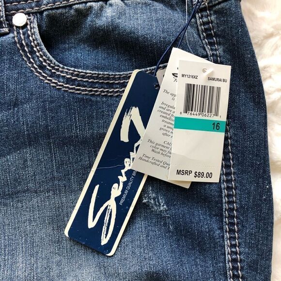 Seven7 NWT Gem Embellished Bootcut Jeans - Women’s16 - Picture 10 of 13